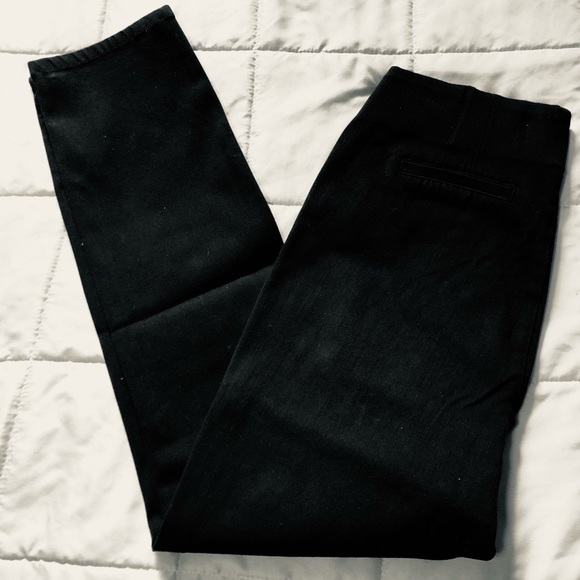 Soft Surroundings NWT Ultimate High Rise Zip Ankle Leggings- Black-Medium 10-12 - Picture 9 of 15